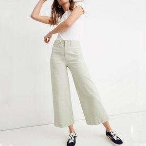 Madewell Emmett Wide Leg High Waist Crop pant